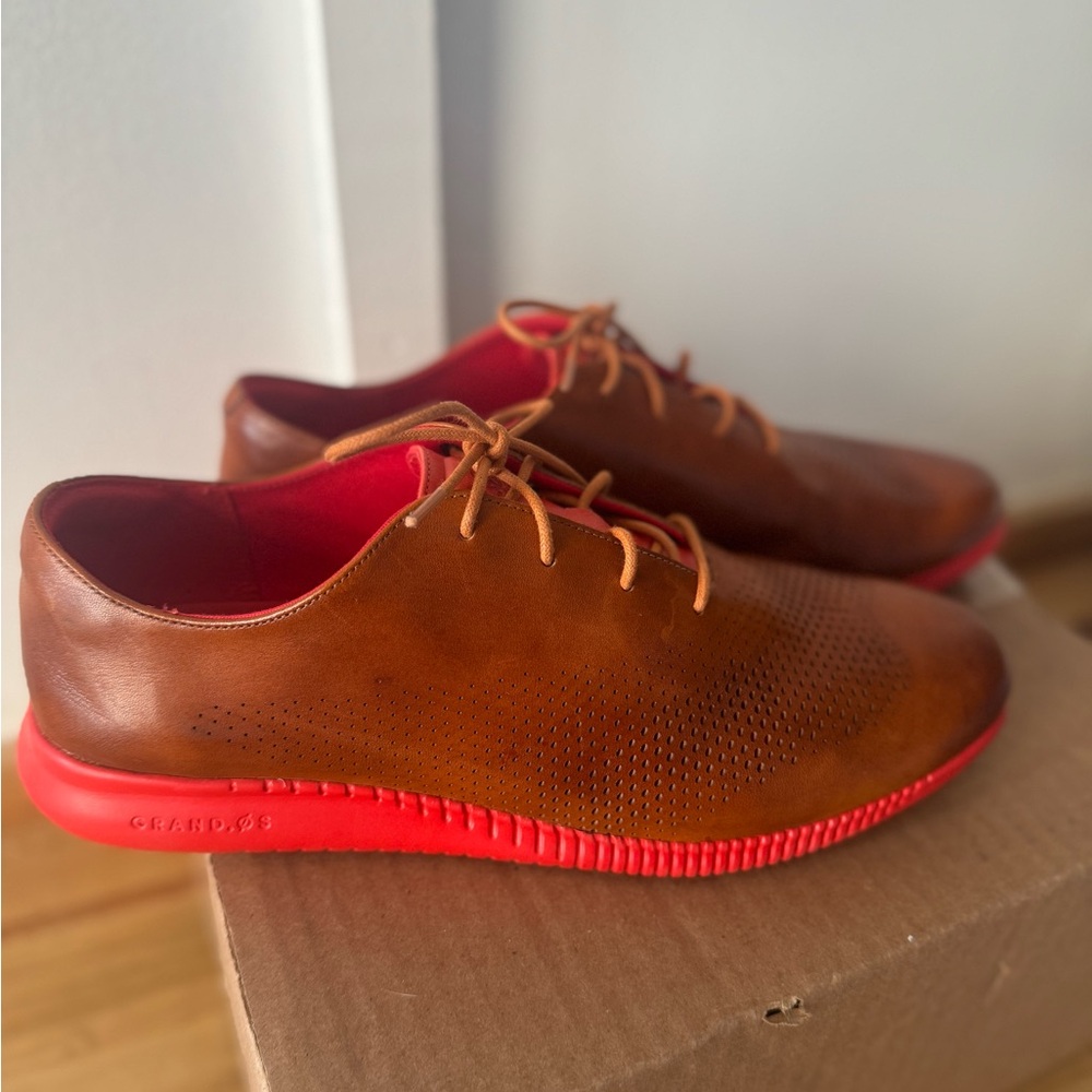 Cole Haan Zero Grand, Brown and Red
